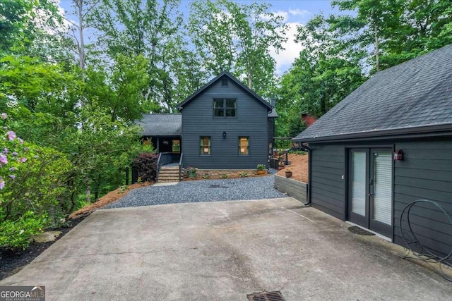 4735 Log Cabin Rd, Gainesville, GA 30504 - view of front of home featuring a shingled roof and a porch