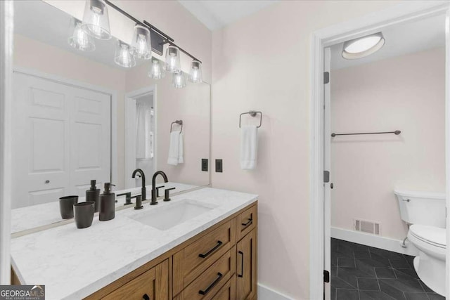 4735 Log Cabin Rd, Gainesville, GA 30504 - bathroom featuring vanity and tile patterned flooring