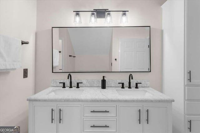 4735 Log Cabin Rd, Gainesville, GA 30504 - full bathroom with double vanity