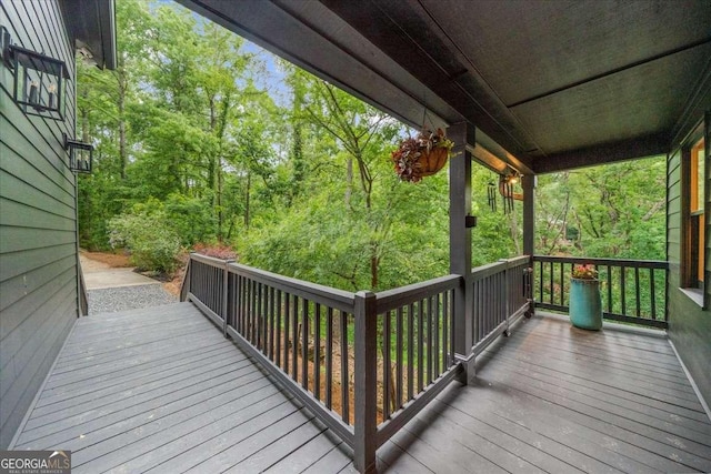 4735 Log Cabin Rd, Gainesville, GA 30504 - view of deck