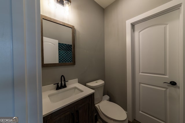 181 S Chattahoochee Dr, Hogansville, GA 30230 - bathroom featuring vanity and toilet