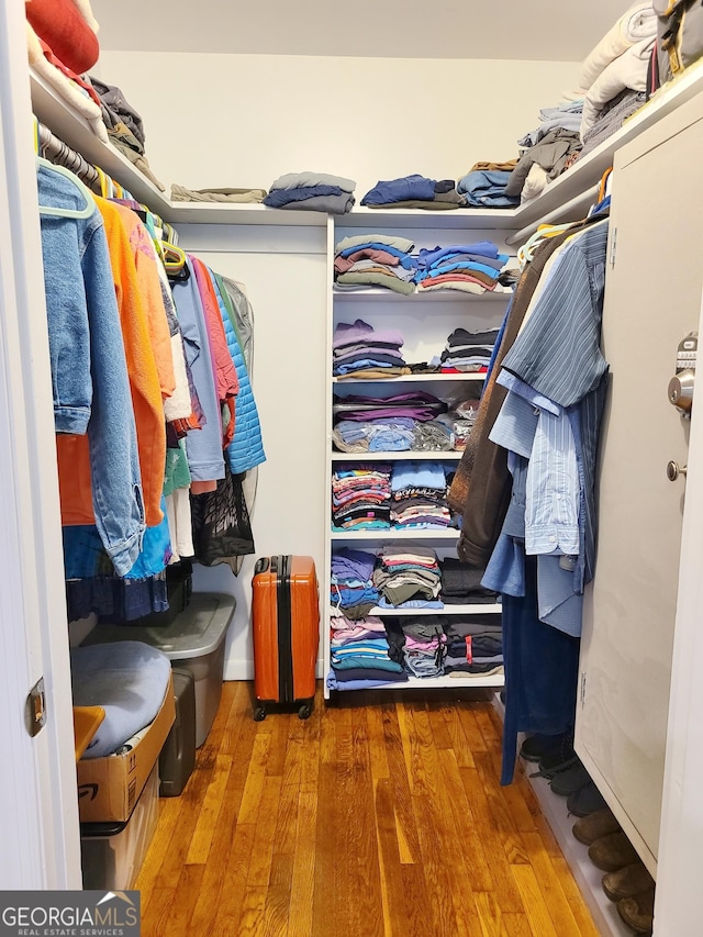 723 Fricks Ln, Rossville, GA 30741 - spacious closet featuring wood finished floors