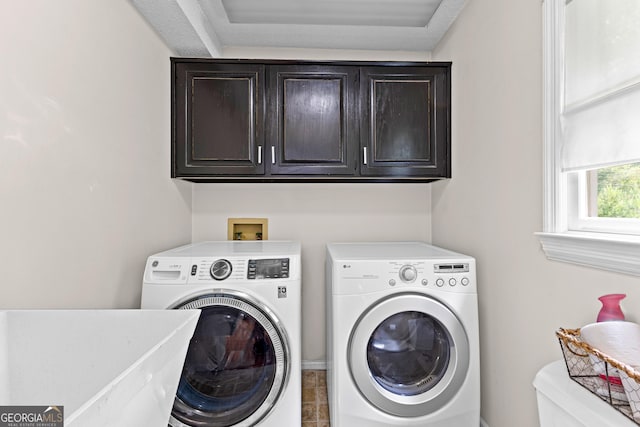 100 Merrill Dr, Lagrange, GA 30241 - washroom featuring washer and dryer and cabinet space
