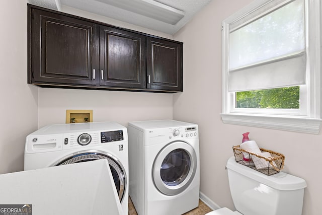 100 Merrill Dr, Lagrange, GA 30241 - laundry area with separate washer and dryer and cabinet space