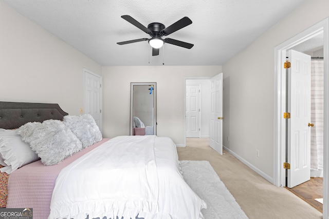 100 Merrill Dr, Lagrange, GA 30241 - bedroom featuring light colored carpet and ceiling fan