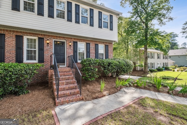 3220 Casteel Rd, Marietta, GA 30062 - view of front of house with brick siding and entry steps