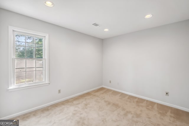 3220 Casteel Rd, Marietta, GA 30062 - empty room featuring light colored carpet and recessed lighting