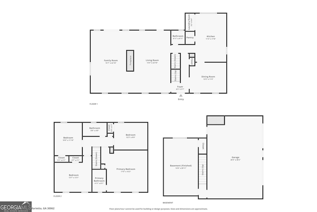 3220 Casteel Rd, Marietta, GA 30062 - view of home floor plan