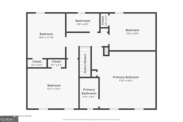 3220 Casteel Rd, Marietta, GA 30062 - view of property floor plan