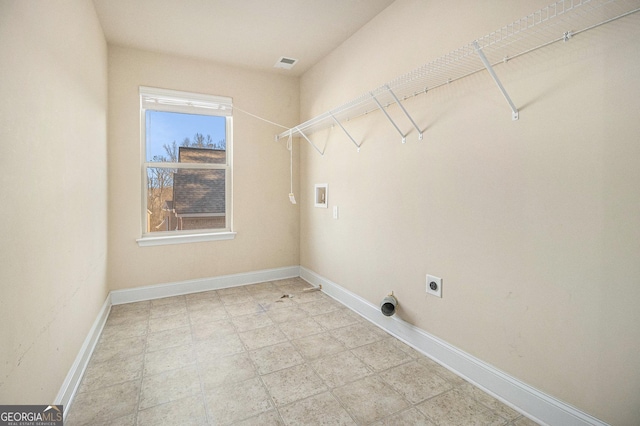 7691 Brazos Trl, Fairburn, GA 30213 - washroom with electric dryer hookup and hookup for a washing machine
