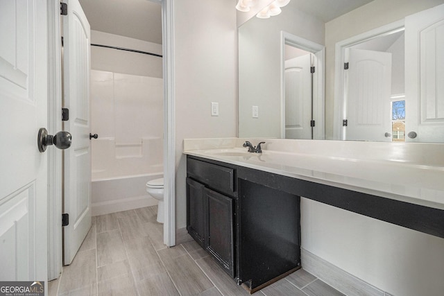 7691 Brazos Trl, Fairburn, GA 30213 - full bathroom featuring vanity and tub / shower combination