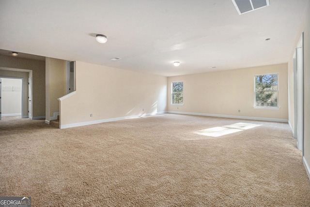 7691 Brazos Trl, Fairburn, GA 30213 - spare room with carpet and stairway