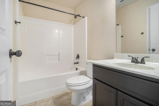 7691 Brazos Trl, Fairburn, GA 30213 - bathroom with vanity and shower / bath combination