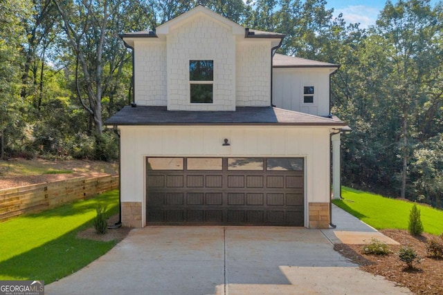 155 Carey St, Franklin Springs, GA 30662 - garage with concrete driveway