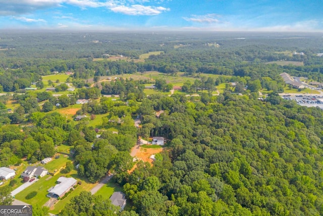 155 Carey St, Franklin Springs, GA 30662 - aerial view of property and surrounding area with a heavily wooded area