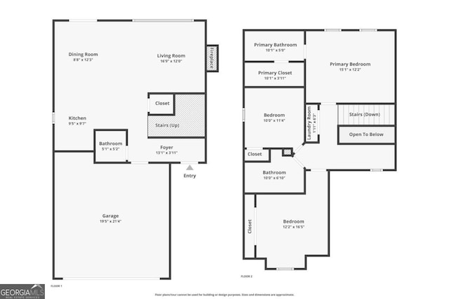 155 Carey St, Franklin Springs, GA 30662 - view of property floor plan