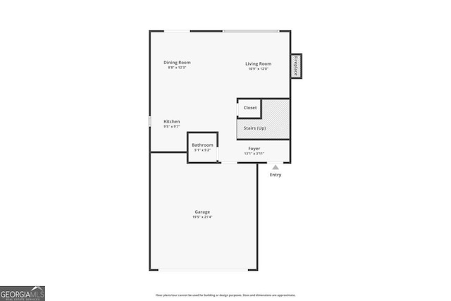 155 Carey St, Franklin Springs, GA 30662 - view of room layout