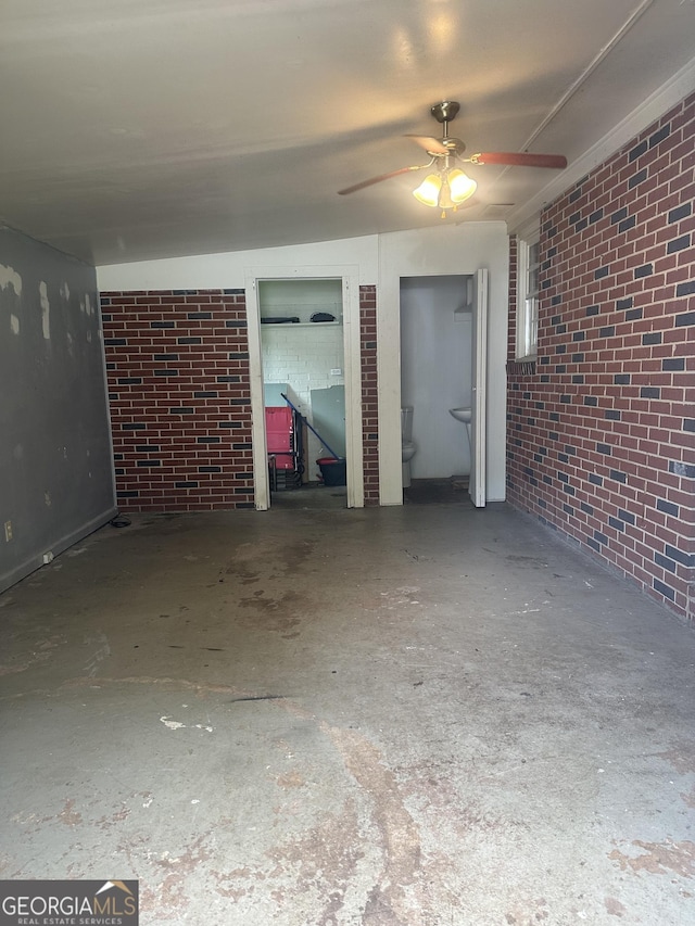 26 Fleming St, Royston, GA 30662 - view of patio / terrace with a ceiling fan