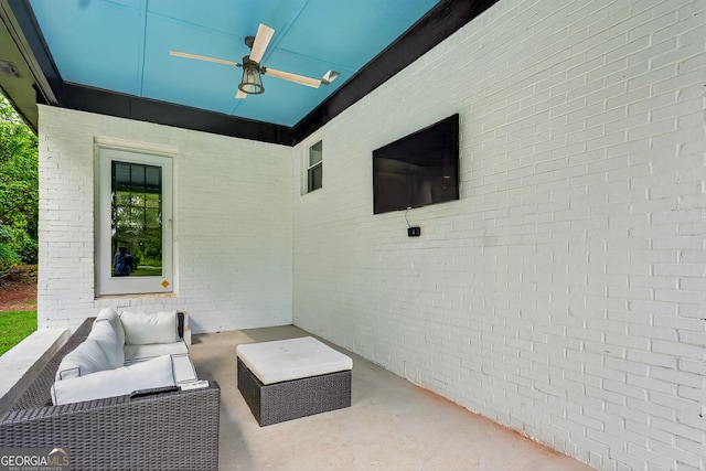1120 Glass Bridge Rd, Lagrange, GA 30240 - view of patio with an outdoor hangout area