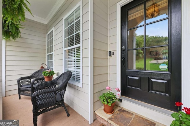 8485 Anchor On Lanier Ct, Gainesville, GA 30506 - doorway to property with covered porch