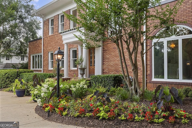 1036 Oxford Rd NE, Atlanta, GA 30306 - doorway to property featuring brick siding