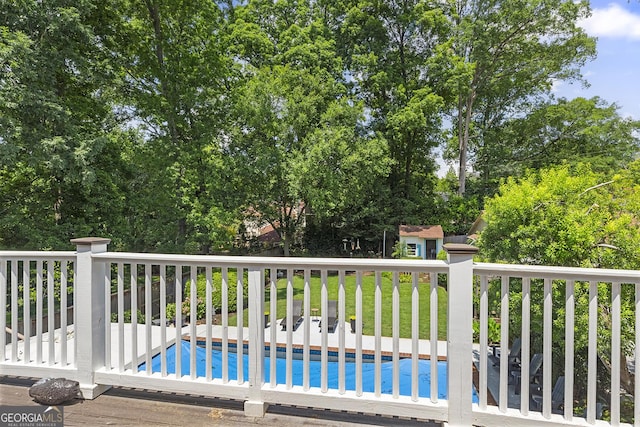 1036 Oxford Rd NE, Atlanta, GA 30306 - deck with view of scattered trees