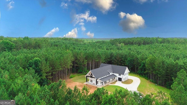 1585 Parks Rd, Forsyth, GA 31029 - view of subject property featuring a heavily wooded area