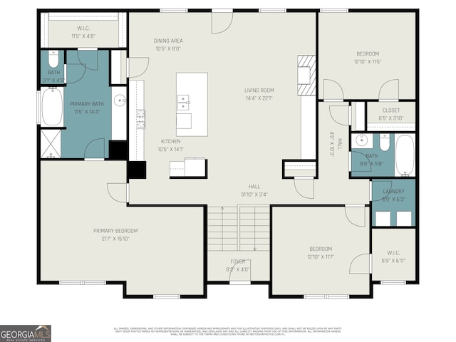 176 Malbone St SW, Cartersville, GA 30120 - view of home floor plan