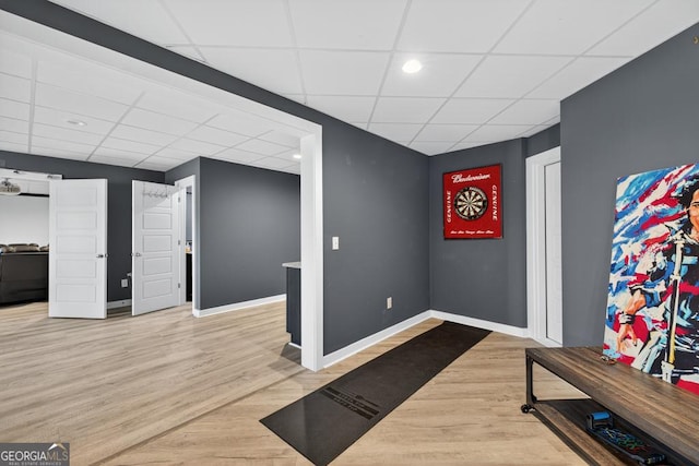 2112 Meadowood Cv, Monroe, GA 30655 - entrance foyer featuring a paneled ceiling and wood finished floors