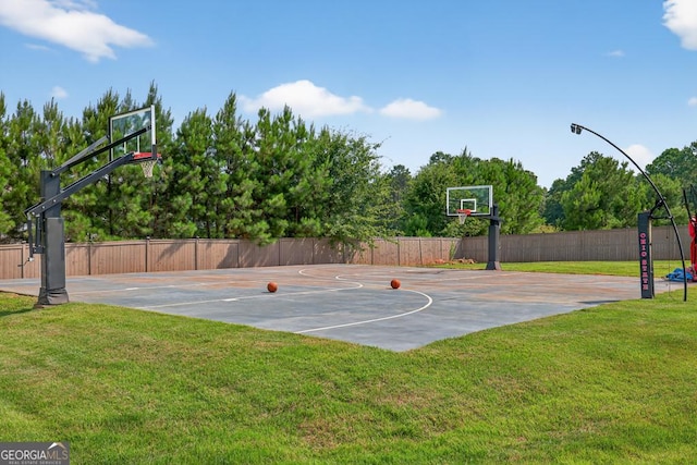2112 Meadowood Cv, Monroe, GA 30655 - view of sport court featuring basketball hoop