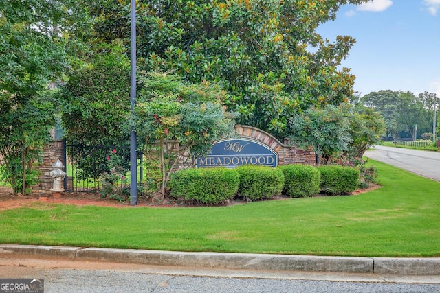 2112 Meadowood Cv, Monroe, GA 30655 - community / neighborhood sign with a yard