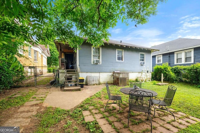1639 Rogers Ave SW, Atlanta, GA 30310 - rear view of house featuring a patio area, cooling unit, and a gate