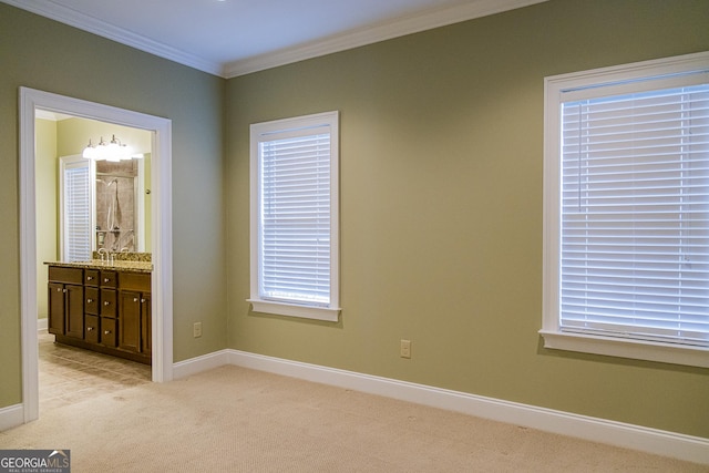 105 Maplecrest Ln SE, Rome, GA 30161 - empty room with light carpet and ornamental molding