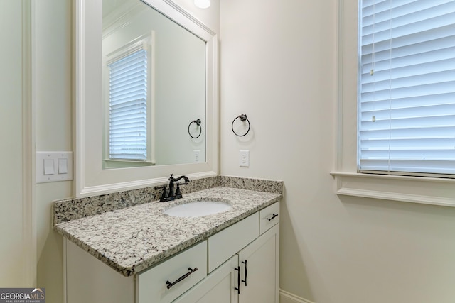 1911 Bent Pine Park, Statham, GA 30666 - bathroom featuring vanity and plenty of natural light