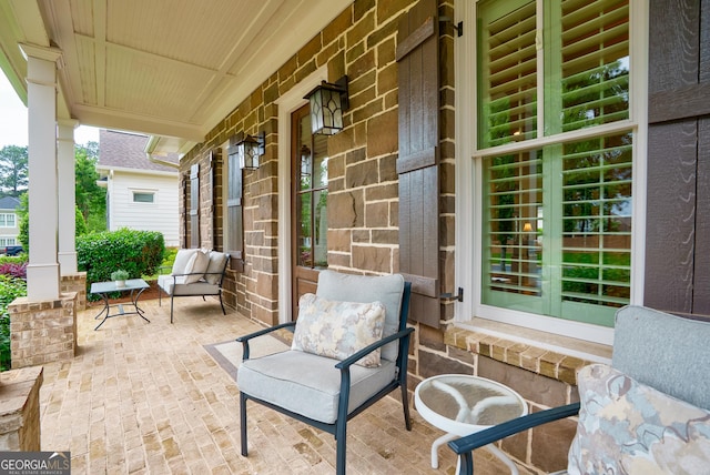 1911 Bent Pine Park, Statham, GA 30666 - view of covered porch