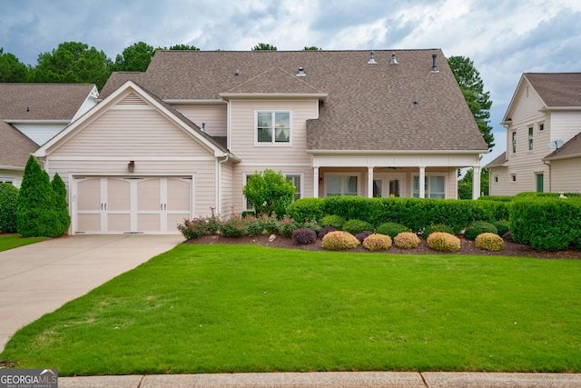 1911 Bent Pine Park, Statham, GA 30666 - traditional-style house with concrete driveway, a front yard, and a shingled roof