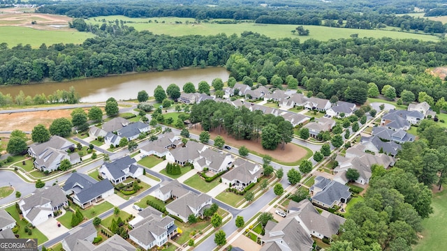 1911 Bent Pine Park, Statham, GA 30666 - aerial perspective of suburban area featuring a nearby body of water