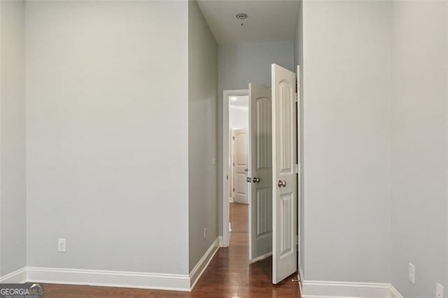 2638 Lake Manor Cir, Duluth, GA 30096 - empty room with dark wood finished floors and baseboards