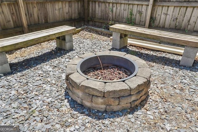 2638 Lake Manor Cir, Duluth, GA 30096 - exterior view of an outdoor fire pit