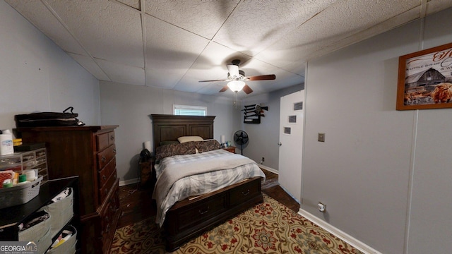 15 Aragon Rd, Aragon, GA 30104 - bedroom with baseboards and ceiling fan