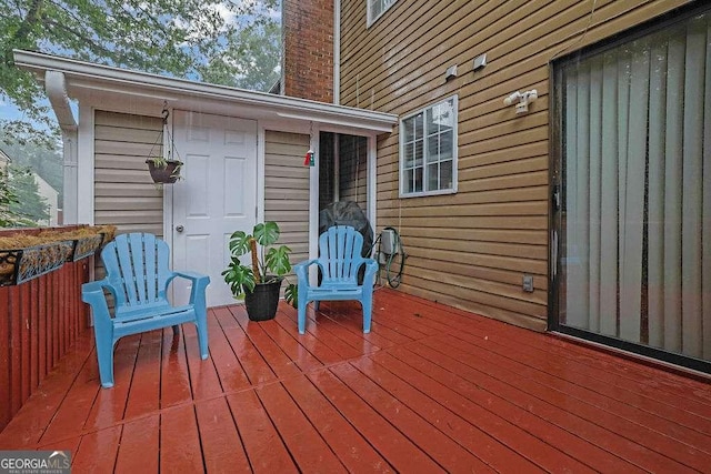 1066 Wedgewood Ln, Tucker, GA 30084 - view of wooden terrace