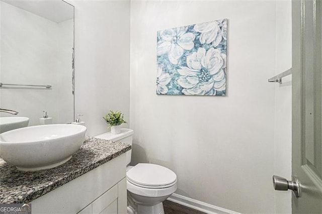 3440 Oaktree, Stonecrest, GA 30038 - half bathroom with vanity and toilet
