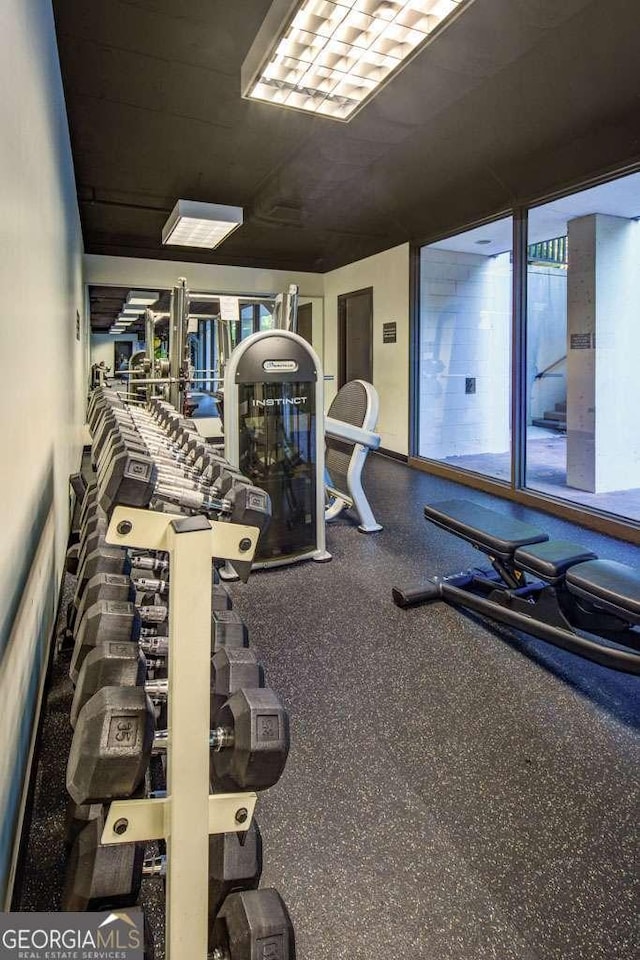 2575 Peachtree Rd NE Unit 15G, Atlanta, GA 30305 - view of exercise room