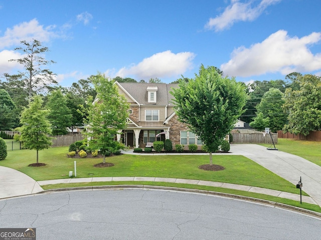2767 NW Magnolia Creek Dr, Kennesaw, GA 30152 - craftsman inspired home with stone siding and driveway