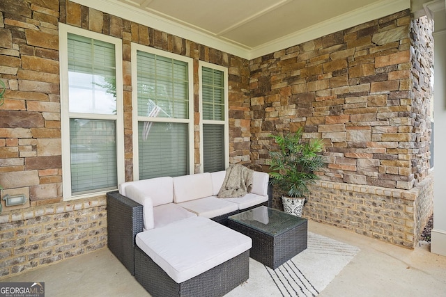 2767 NW Magnolia Creek Dr, Kennesaw, GA 30152 - view of patio with an outdoor hangout area