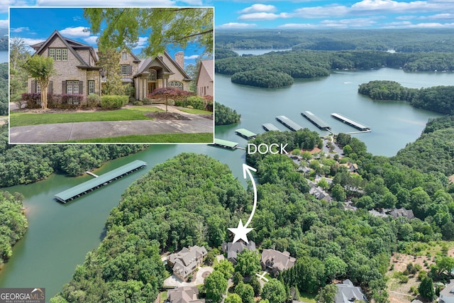 6226 Random Winds Blf, Gainesville, GA 30506 - aerial view of a nearby body of water