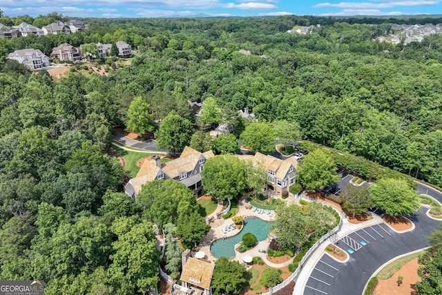 6226 Random Winds Blf, Gainesville, GA 30506 - aerial view of property's location with a forest