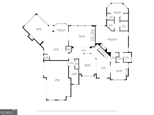 6226 Random Winds Blf, Gainesville, GA 30506 - view of floor plan / room layout