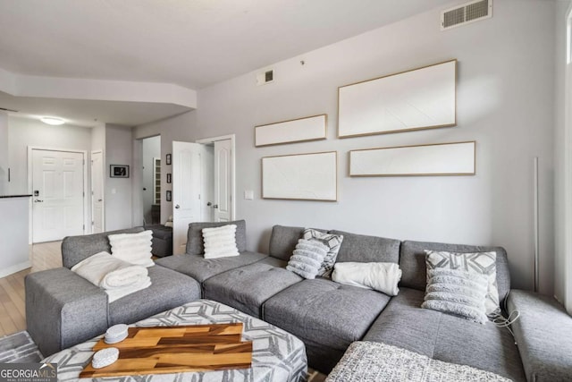 390 17th St NW Unit 6055, Atlanta, GA 30363 - living room featuring wood finished floors