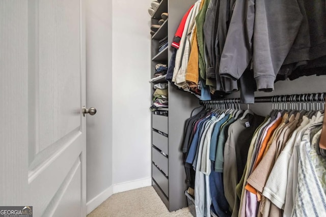 390 17th St NW Unit 6055, Atlanta, GA 30363 - spacious closet with carpet flooring